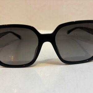 CHANEL Black Square Sunglasses